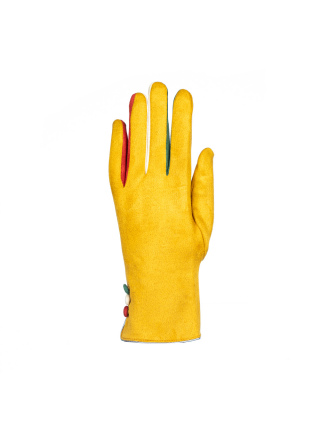  ΑΞΕΣΟΥΑΡ , Γυναικεία γάντια Baneca κίτρινο - Kalapod.gr